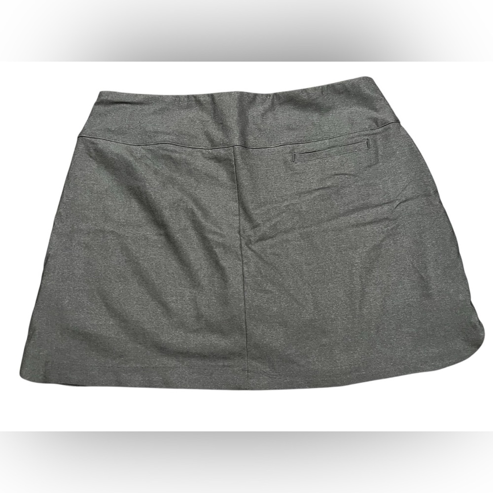 Lady Hagen performance 11 pull on 17" sculpt golf skort‎ heather grey size XXL - Picture 3 of 13
